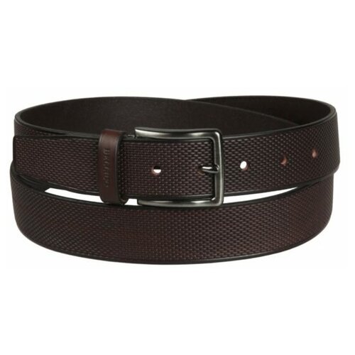 фото Ремень miguel bellido 310/35 2341/13 brown 02, джинсовый, темно коричневый, длина - 122 см