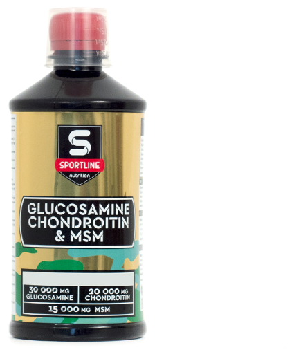 SportLine Nutrition Glucosamine & Chondroitin & MSM (500 мл) (Киви)