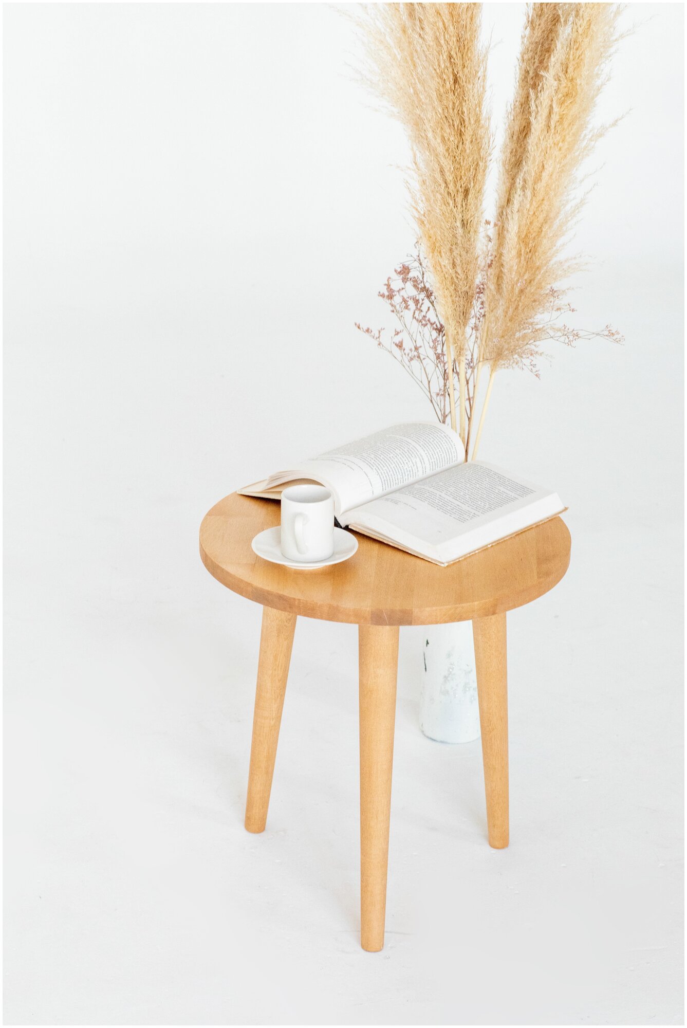 Столик кофейный, столик приставной, журнальный столик H&T WOOD - фотография № 1
