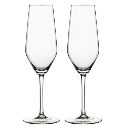 фото Набор из 2-х бокалов для шампанского style 240 мл, хрустальное стекло, spiegelau, 113225