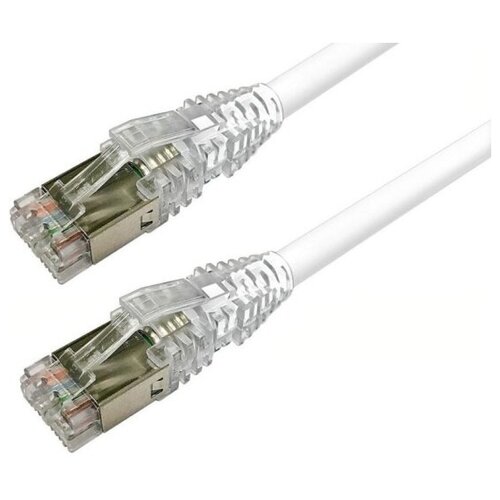 Патч-корд COMMSCOPE NPC RJ45, category 6A, S/FTP, LSZH, 1 m, white