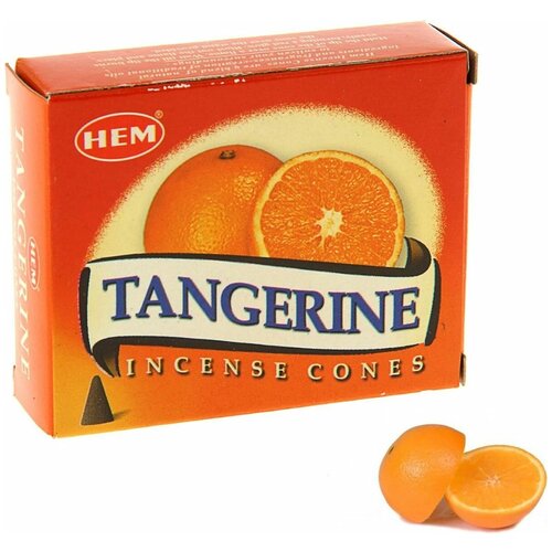Благовония HEM Tangerine (Мандарин), 10 конусов