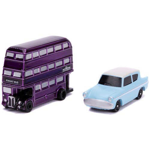 Набор Машинок Hollywood Rides Harry Potter 1.65 31615 1959 Ford Anglia 31620 Knight Bus 31719 машинка с фигуркой harry potter и 1959 ford anglia jada toys