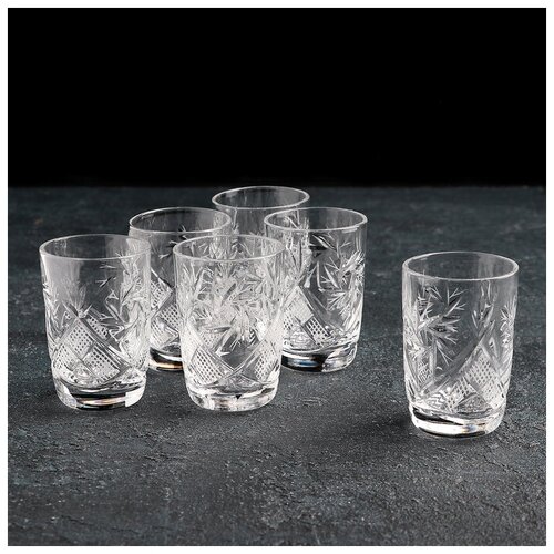 фото Набор стопок для вина 35 мл "мельница", 6 шт неман