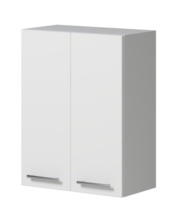 Шкаф навесной настенный на кухню с полкой, белый, 600х600х320 мм, модульная кухня - фотография № 5