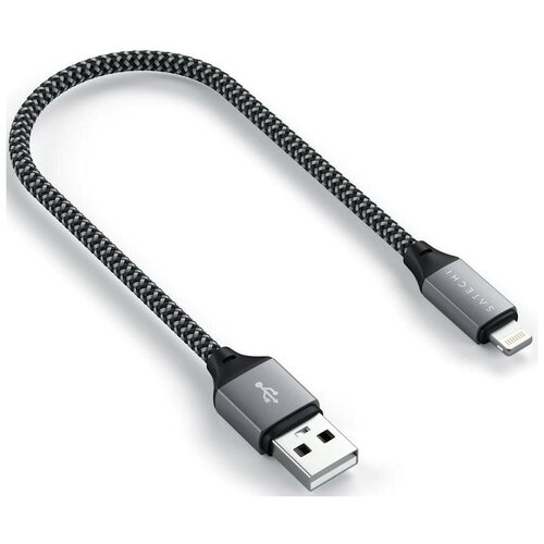 Кабель Lightning 0.25м Satechi ST-TAL10M круглый серый usb концентратор satechi st ucsma3m