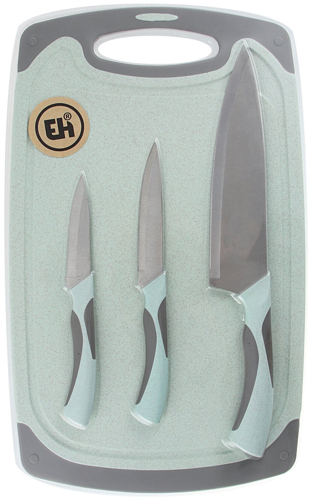 Набор кухонных ножей с доской Koopman tableware 4 шт