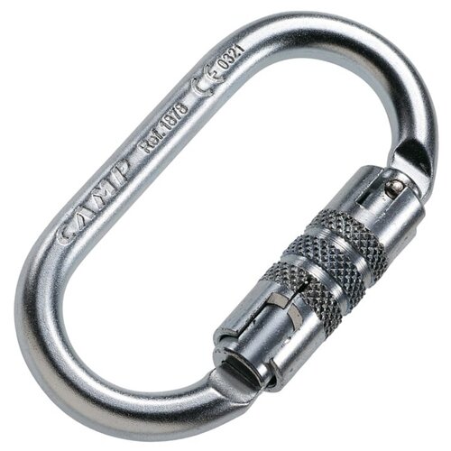 карабин стальной steel d lock camp Карабин стальной Oval Steel 2Lock | CAMP