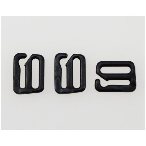 2890 Крючок для бюстгальтера 10мм, металл, Arta-F (170 черный), 50 шт