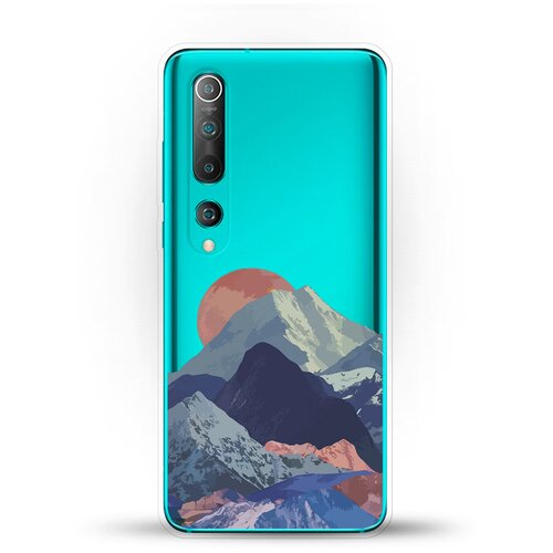 фото Силиконовый чехол горы на xiaomi mi 10 pro andy & paul
