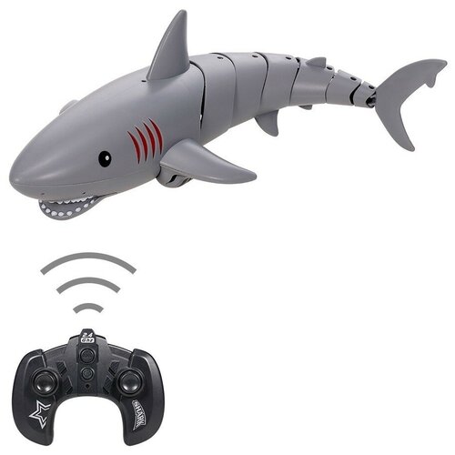 фото Радиоуправляемый робот акула (серый, акб, плавает в воде) - lnt-k23b (lnt-k23b) create toys
