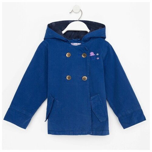 фото Куртка (парка) для девочки аop828k, цвет синий, рост 110 см bonito kids