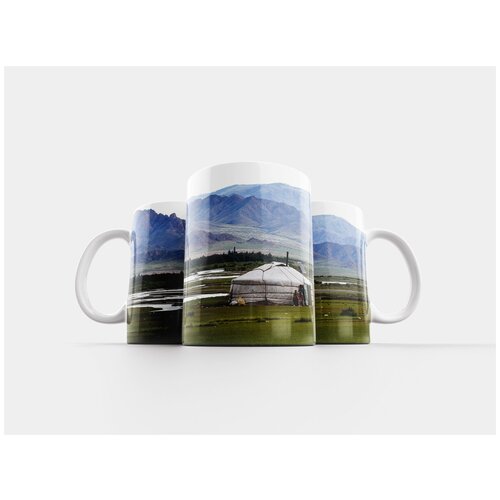 фото Кружка "юрта, монголия, степь" 320 мл lotsprints