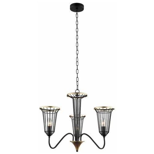 Подвесная люстра Lumien Hall Блис 4016/3P-BK-GD