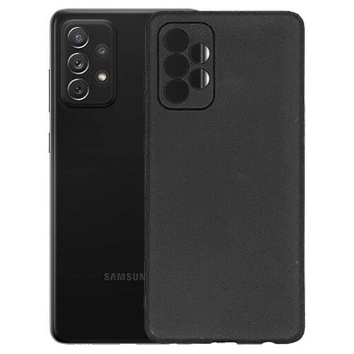 Матовый чехол MatteCover для Samsung Galaxy A72 A725 силиконовый черный