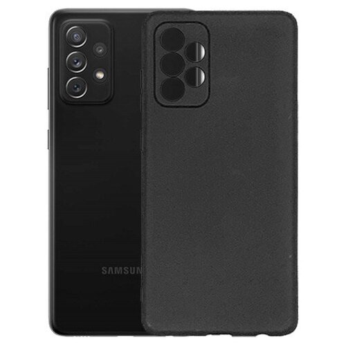 фото Матовый чехол mattecover для samsung galaxy a72 a725 силиконовый черный