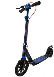 Детский городской самокат Sportsbaby City Scooter Disk MS-108, черный/синий