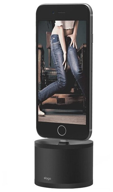 Док-станция Elago D Stand Charging Station для Apple TV Remote, iPhone, iPad mini чёрная