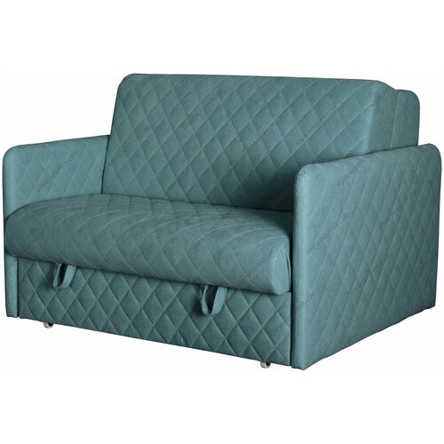 Диван аккордеон МебельХолдинг Степ А10 велюр синий