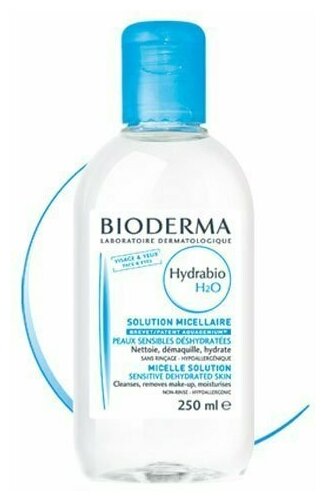 Bioderma Увлажняющий мицелловый раствор "Hydrabio H2O", 250 мл