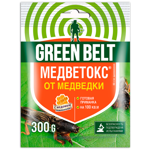 GREEN BELT Медветокс Green Belt, 300 г комплект медветокс green belt 300 гр х 5 шт