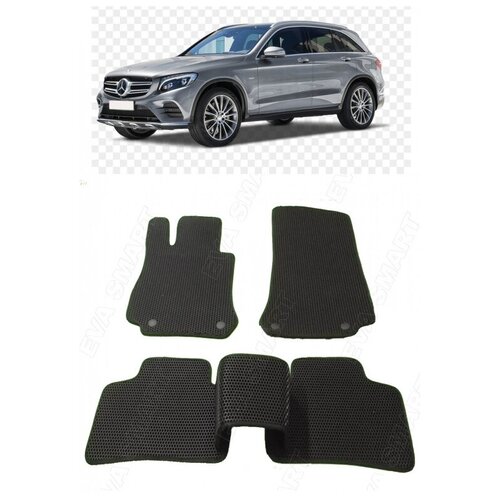 Mercedes-Benz GLC coupe 2016 - н в коврики EVA Smart Комплект в салон 2940₽