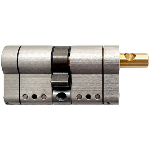 Цилиндр MOTTURA PRO 82(41+41)мм, ключ/вертушка, никель