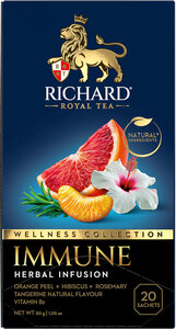 Фото Чай травяной Richard Wellness Collection Immune в сашетах