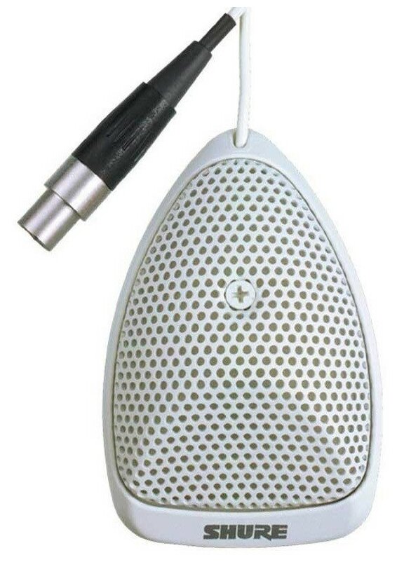 Микрофон поверхностный Shure MX391W/S