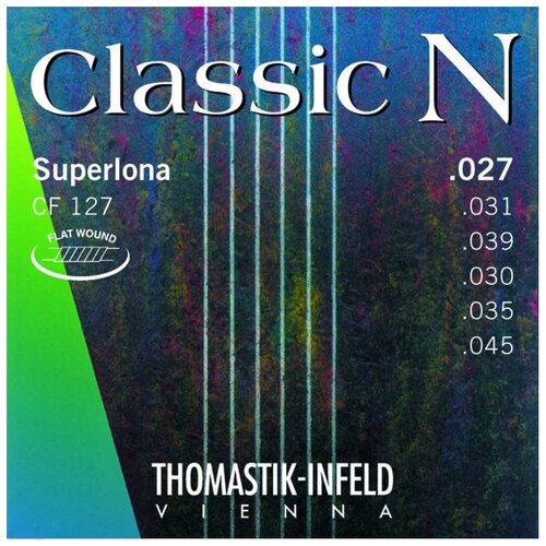 Thomastik CF 127 Classic guitar strings flat wound(27-45) струны для классической гитары, нейлон