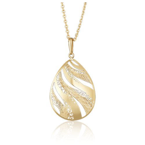 PLATINA jewelry Подвеска из желтого золота без камней 03-2606-00-000-1130-65