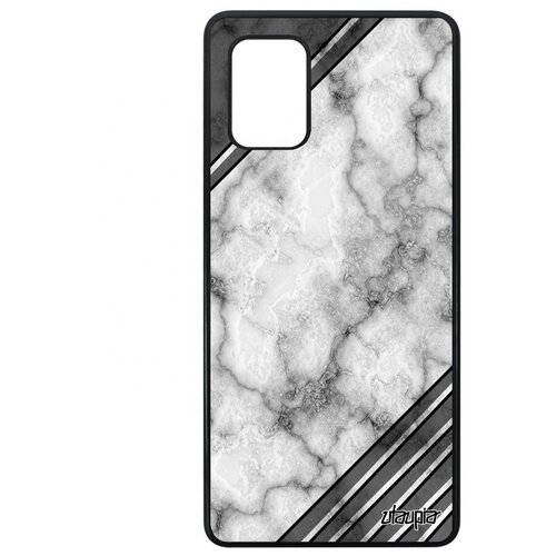 фото Дизайнерский чехол на // samsung galaxy a71 // "уголок" узор эффект, utaupia, светло-серый