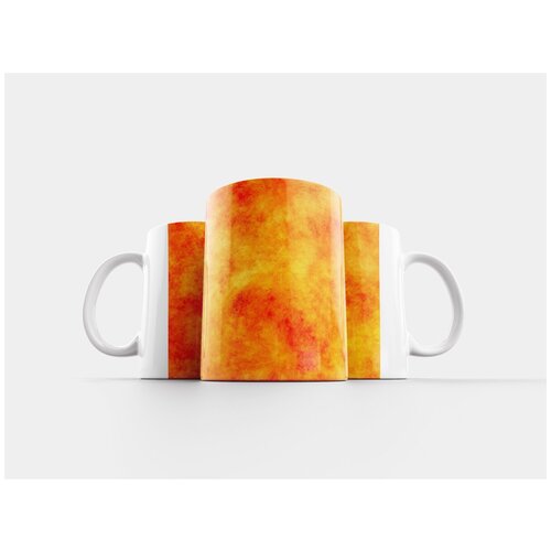 фото Кружка "задний план, шаблон, желтый" 320 мл lotsprints