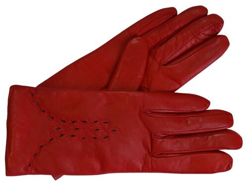 Перчатки GILDA TONELLI демисезонные, размер 8,5, красный