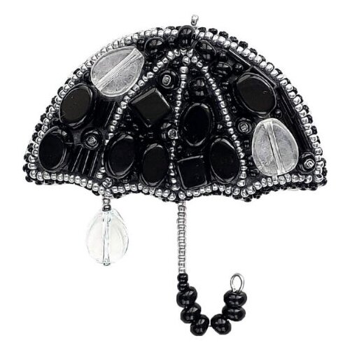 Crystal Art БП203 Набор для изготовления броши 'Вечерний дождик'(зонтик) 7,5х7,0см