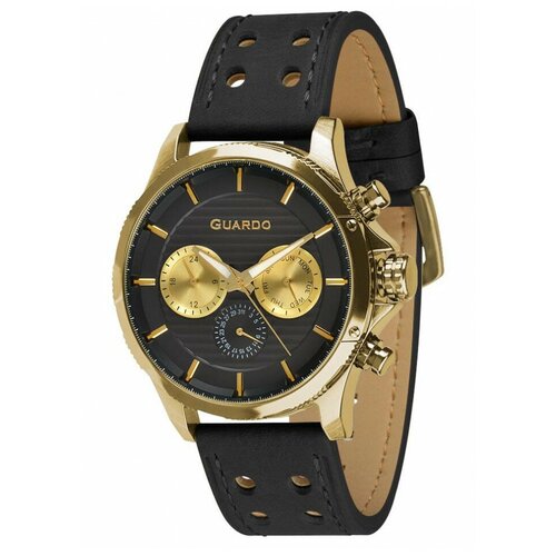 Наручные часы Guardo Premium, мультиколор, золотой