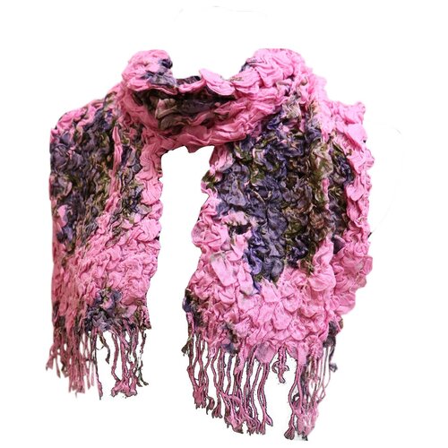 фото Шарф crystel eden,200х20 см, синий, розовый