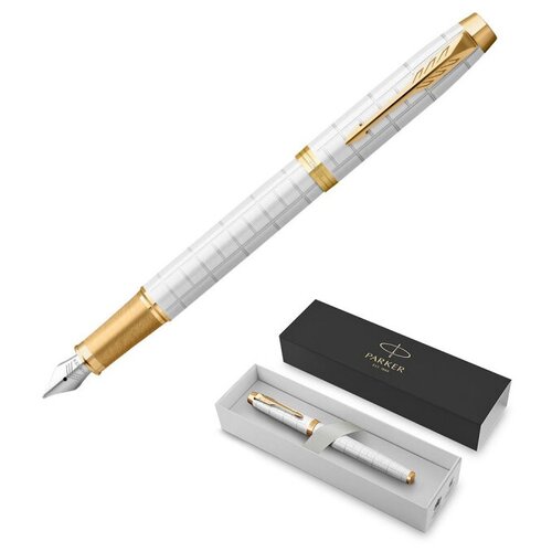 Ручка перьевая 'Parker IM Premium Pearl GT', в подарочной уп, Китай,2143649