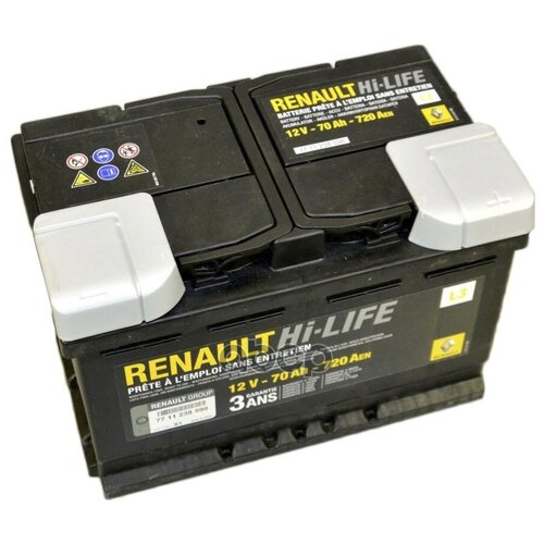 RENAULT 7711821598 аккумулятор 1шт