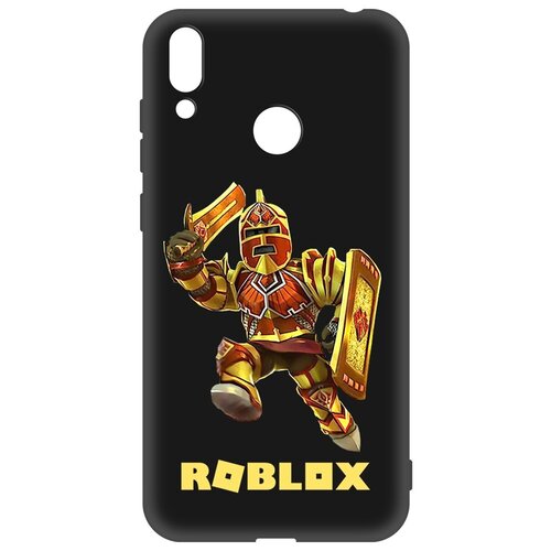 Чехол-накладка Krutoff Soft Case Roblox-Рэдклифф для Huawei Y7 (2019) черный чехол накладка krutoff soft case roblox рэдклифф для realme c11 черный