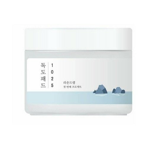 Тонер - пэды мягкие отшелушивающие с морской водой  Round Lab 1025 DOKDO PAD 120 ml