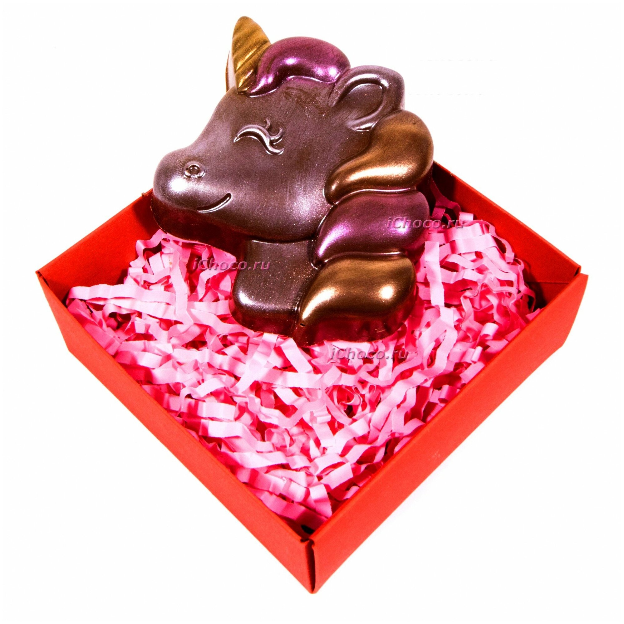 Шоколадная фигурка из бельгийского шоколада "Единорог"