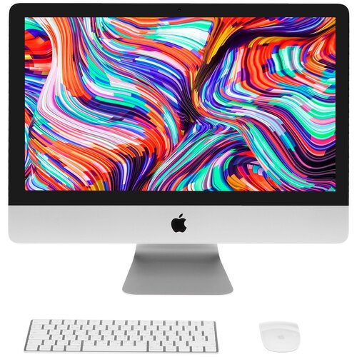 фото Моноблок apple imac (retina 4k, середина 2020 г.) mhk33ru/a intel core i5 3000 мгц/8 гб/ssd/amd radeon pro 560x/21.5"/4096x2304/macos