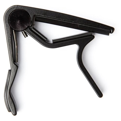 Dunlop 84FB Acoustic Trigger Capo каподастр для вестерн-гитары, плоский, черный