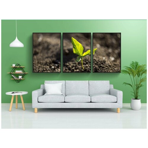 фото Набор модулных постеров для интерьера "сельское хозяйство, земля, ферма" 60x90 см. в тубусе, без рамки lotsprints