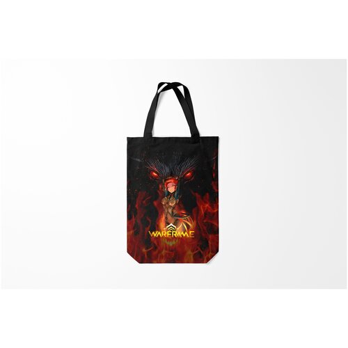 фото Сумка-шоппер / 31х42 см / геймерам / warframe anime burnettie