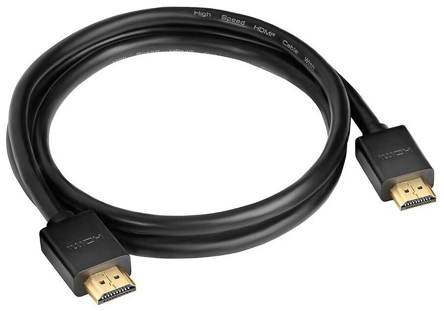 Кабель 1.0m HDMI 1.4, 30/30 AWG, позолоченные контакты, FullHD, Ethernet 10.2 Гбит/с, 3D, 4Kx2K, экран 4PH GCR-HM410-1.0m - фото №2