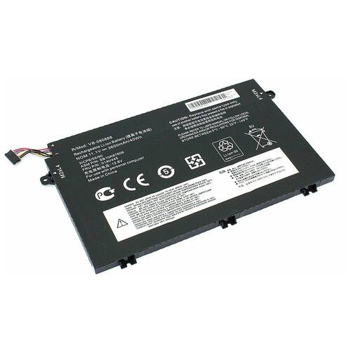 Аккумуляторная батарея для ноутбука Lenovo ThinkPad E485 (L17M3P52) 11.1V 3600mAh OEM