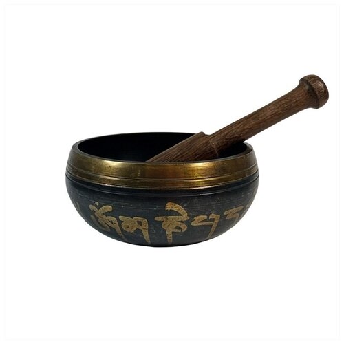 Тибетская поющая чаша/ чаша для медитации/чаша для йоги/ мантры 9 см