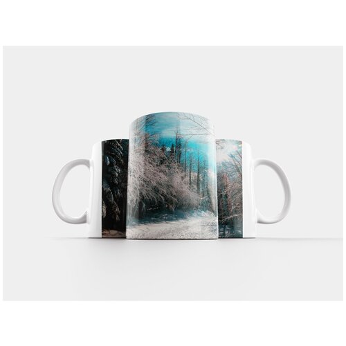 фото Кружка "канада, пейзаж, зима" 320 мл lotsprints